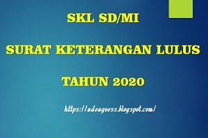 Detail Contoh Surat Keterangan Kelulusan Sd Nomer 57