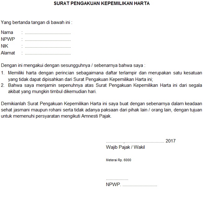 Detail Contoh Surat Keterangan Kepemilikan Kendaraan Nomer 50