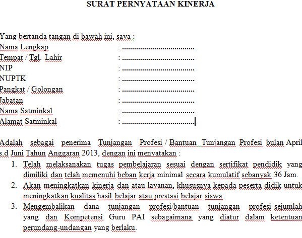 Detail Contoh Surat Keterangan Kinerja Baik Dari Kepala Sekolah Nomer 5