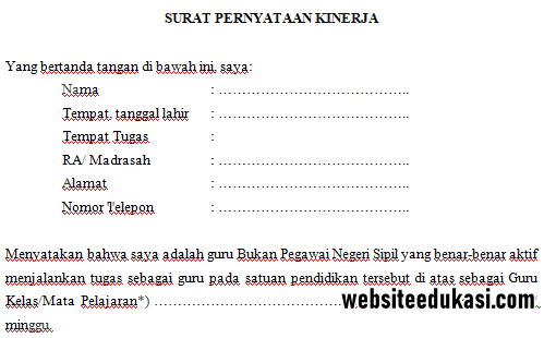 Detail Contoh Surat Keterangan Kinerja Baik Dari Kepala Sekolah Nomer 38