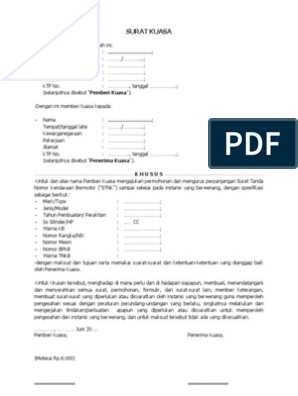 Detail Contoh Surat Keterangan Leasing Untuk Perpanjang Stnk Nomer 8