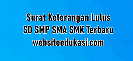 Detail Contoh Surat Keterangan Lulus Sd 2019 Nomer 39