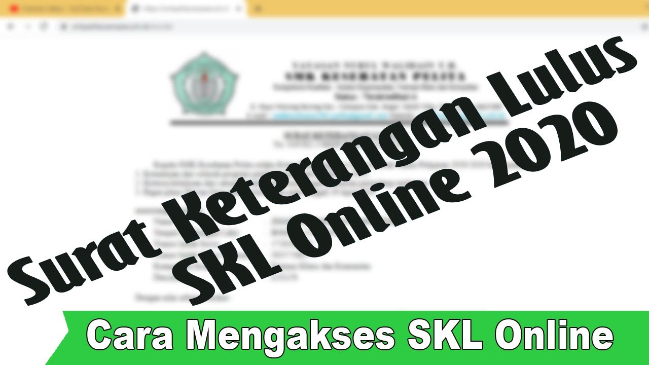 Detail Contoh Surat Keterangan Lulus Smk Nomer 42