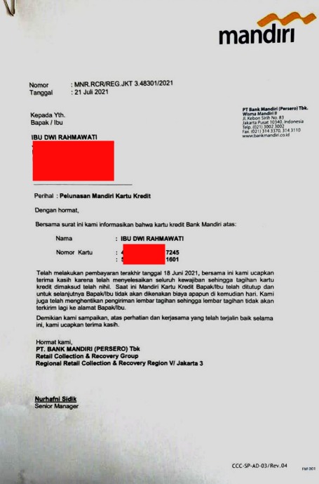 Detail Contoh Surat Keterangan Lunas Pembayaran Nomer 12