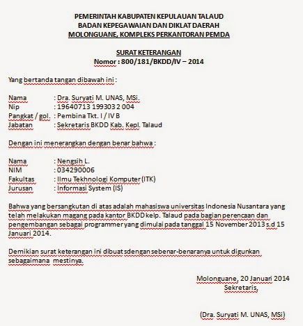 Detail Contoh Surat Keterangan Magang Dari Kampus Nomer 10