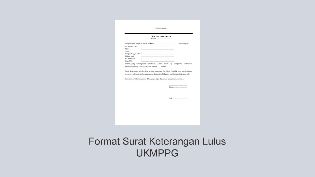 Detail Contoh Surat Keterangan Masih Dalam Proses Nomer 45