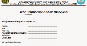 Detail Contoh Surat Keterangan Mengajar Nomer 36