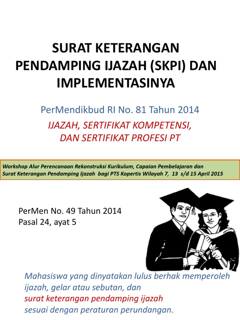 Detail Contoh Surat Keterangan Pendamping Ijazah Nomer 5