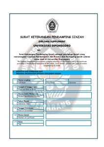 Detail Contoh Surat Keterangan Pendamping Ijazah Ui Nomer 15