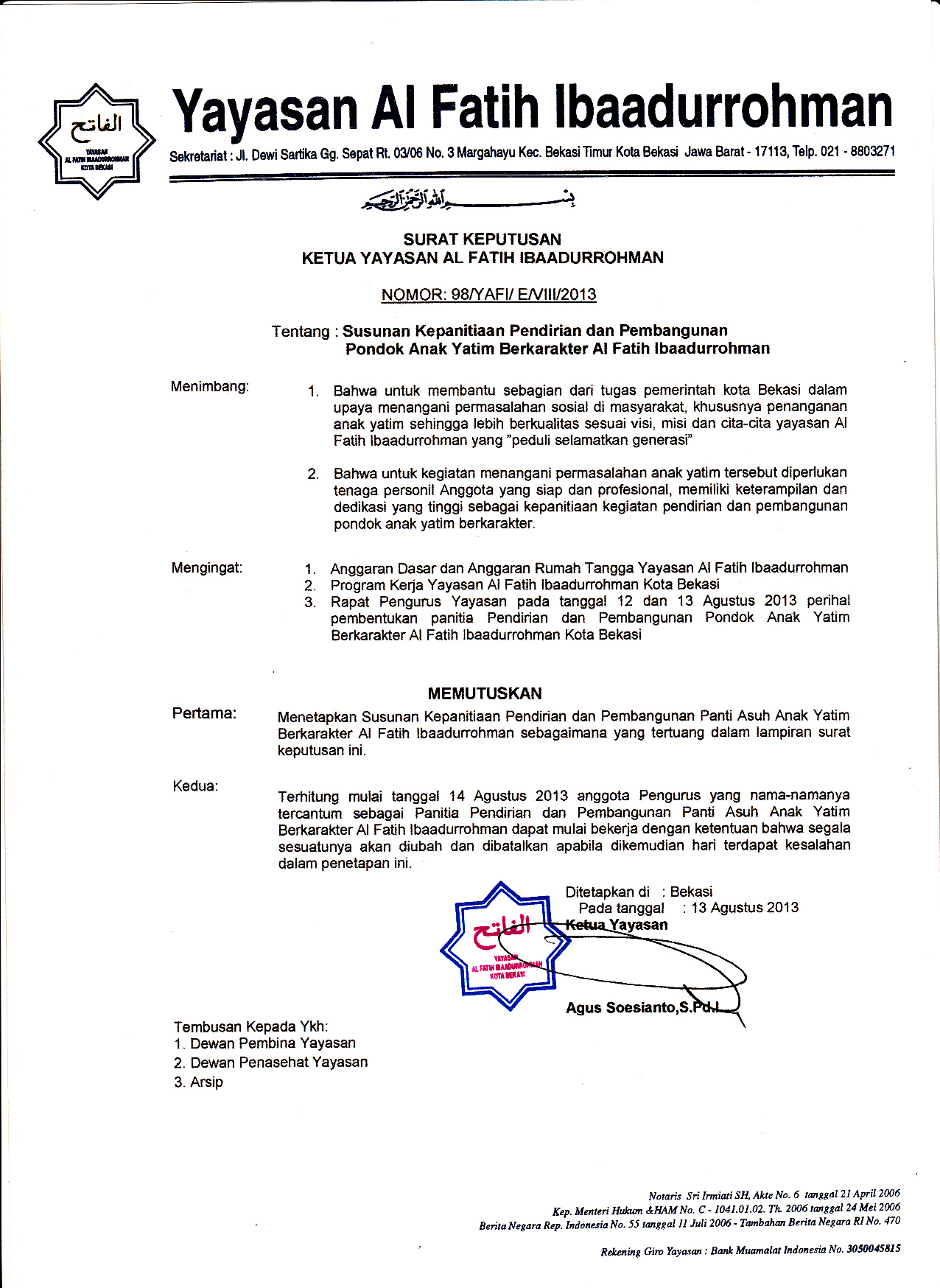 Detail Contoh Surat Keterangan Pendirian Sekolah Nomer 25