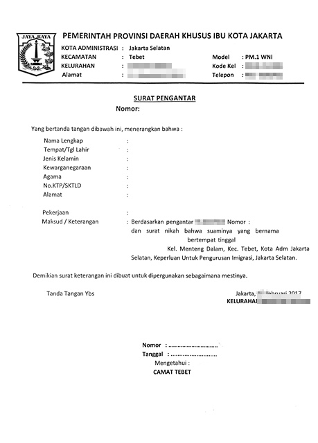 Detail Contoh Surat Keterangan Pindah Domisili Nomer 18