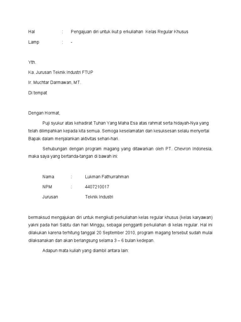 Detail Contoh Surat Keterangan Pindah Kuliah 2010 Nomer 34