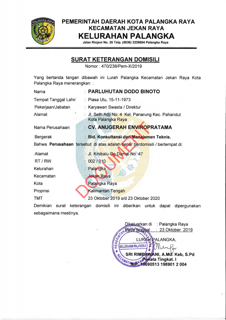 Detail Contoh Surat Keterangan Pindah Tempat Tinggal Nomer 13