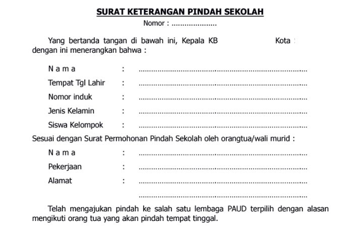 Detail Contoh Surat Keterangan Pindah Tempat Tinggal Nomer 39