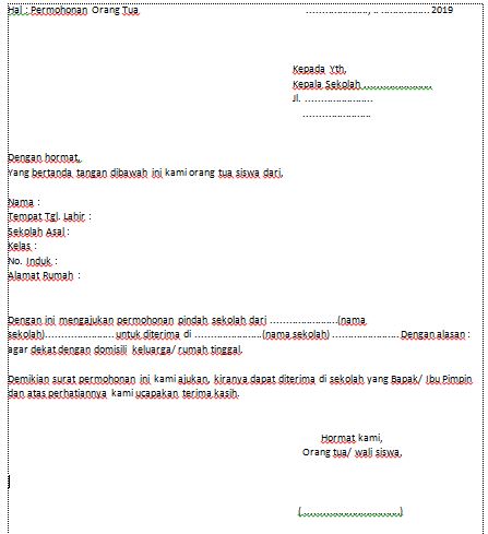 Detail Contoh Surat Keterangan Pindah Tempat Tinggal Nomer 42