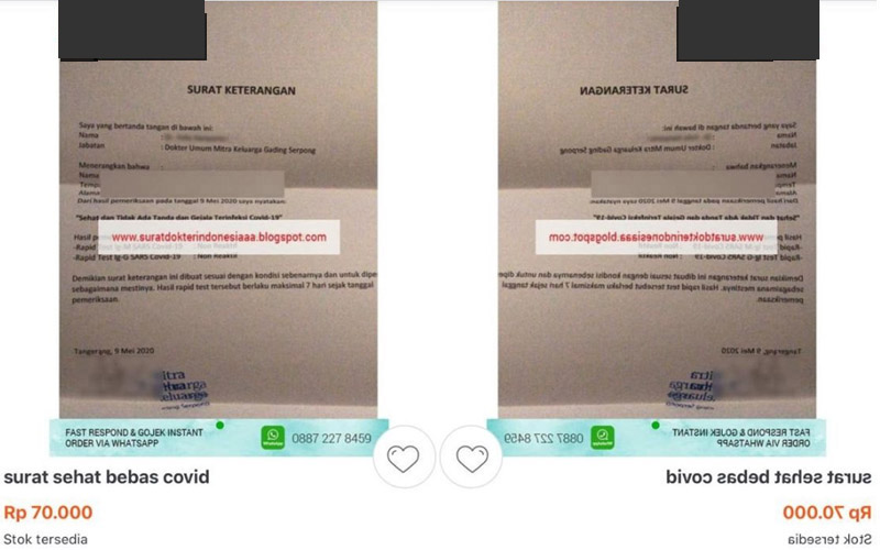 Detail Contoh Surat Keterangan Rapid Test Nomer 24