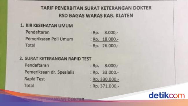 Detail Contoh Surat Keterangan Rapid Test Nomer 29