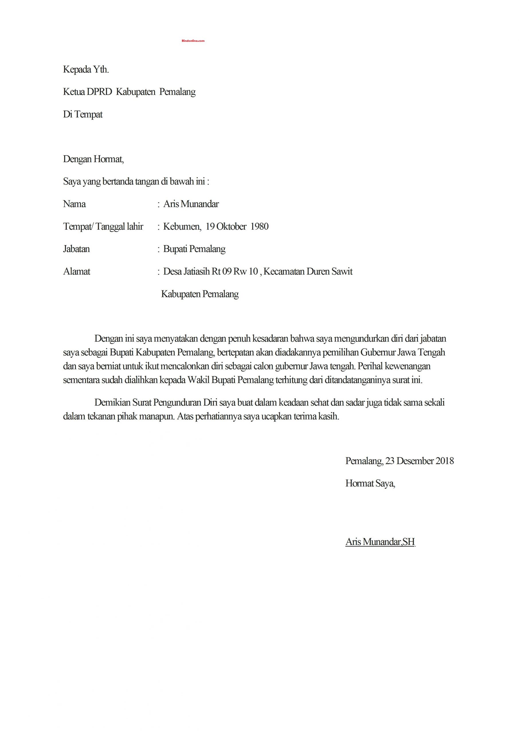 Detail Contoh Surat Keterangan Resign Dari Perusahaan Nomer 27
