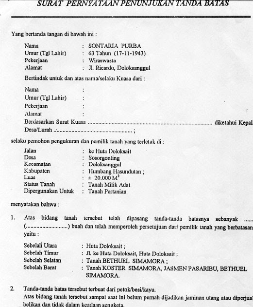 Detail Contoh Surat Keterangan Riwayat Tanah Dari Desa Nomer 13