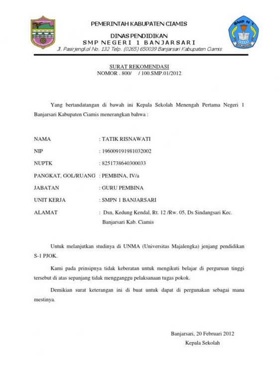 Detail Contoh Surat Keterangan Telah Mengikuti Pelatihan Nomer 48