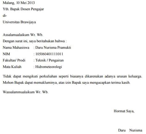 Detail Contoh Surat Keterangan Tidak Masuk Kerja Nomer 49