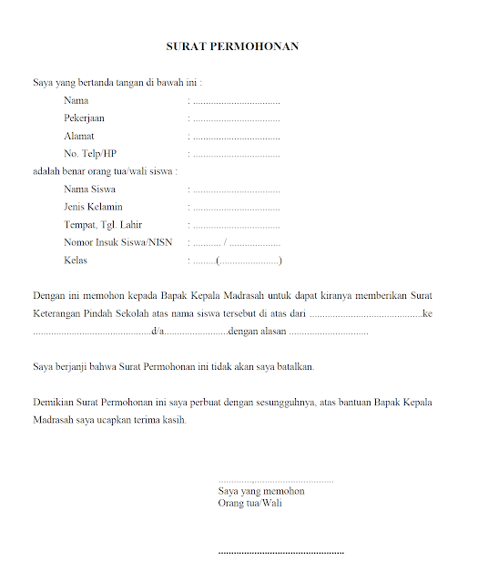 Detail Contoh Surat Keterangan Wali Murid Nomer 13