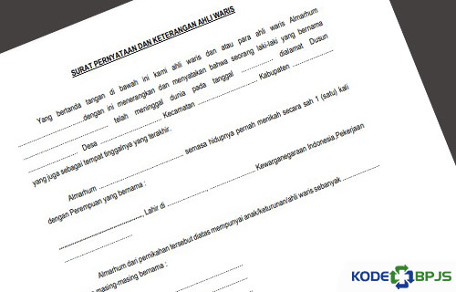 Detail Contoh Surat Keterangan Waris Dari Kecamatan Nomer 53