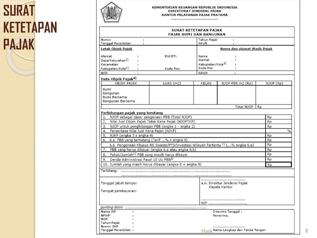 Detail Contoh Surat Ketetapan Retribusi Daerah Nomer 9