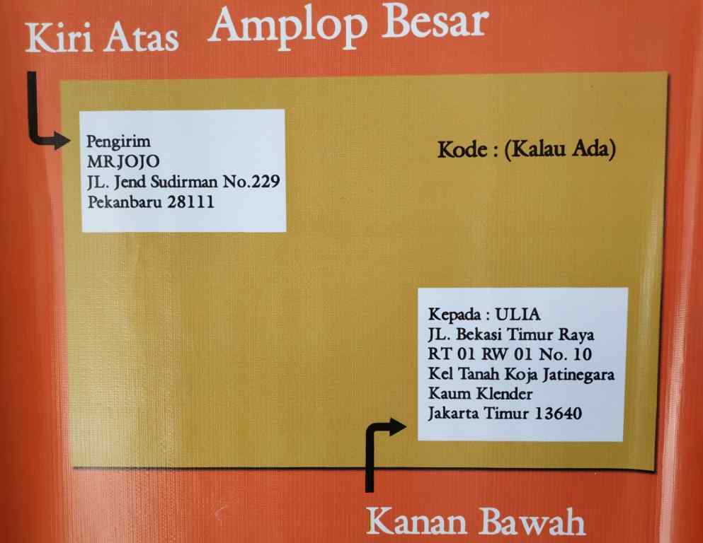 Detail Contoh Surat Kirim Paket Nomer 20