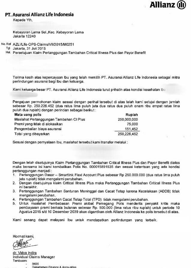 Detail Contoh Surat Klaim Asuransi Mobil Nomer 3