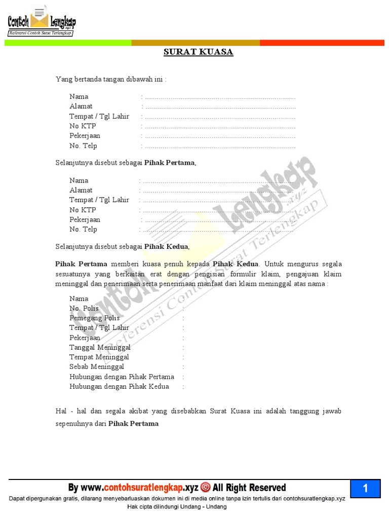 Detail Contoh Surat Klaim Asuransi Mobil Nomer 32