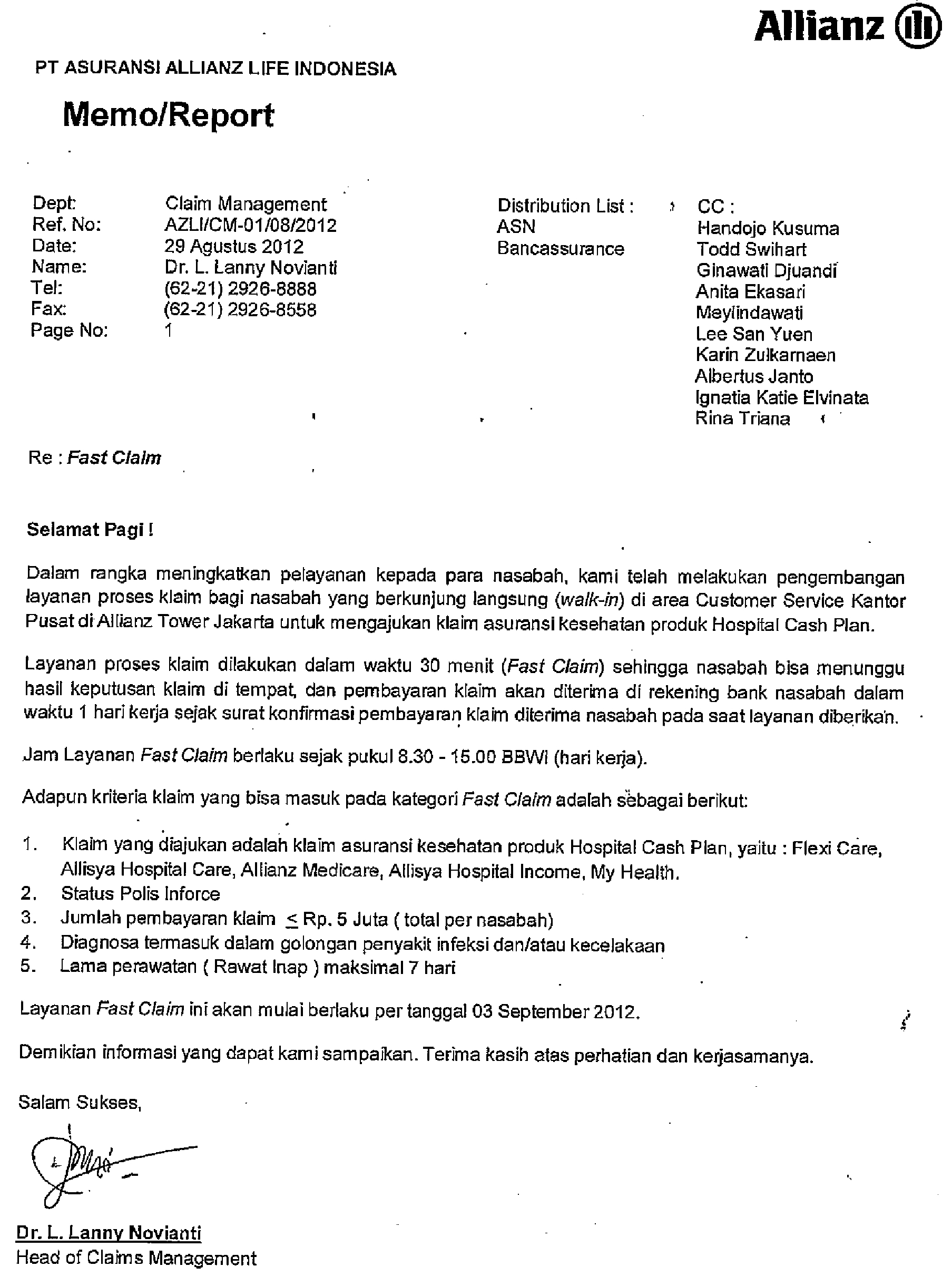 Detail Contoh Surat Klaim Asuransi Mobil Nomer 33