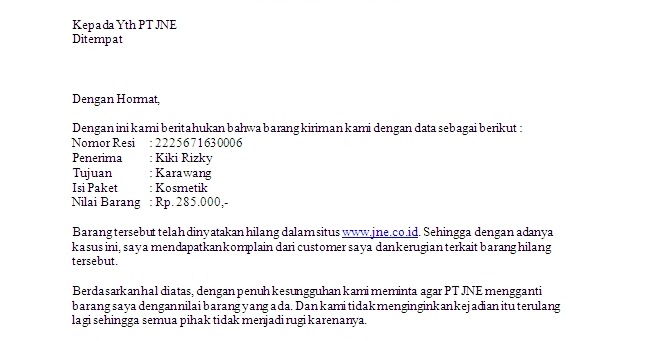 Detail Contoh Surat Klaim Asuransi Mobil Nomer 43