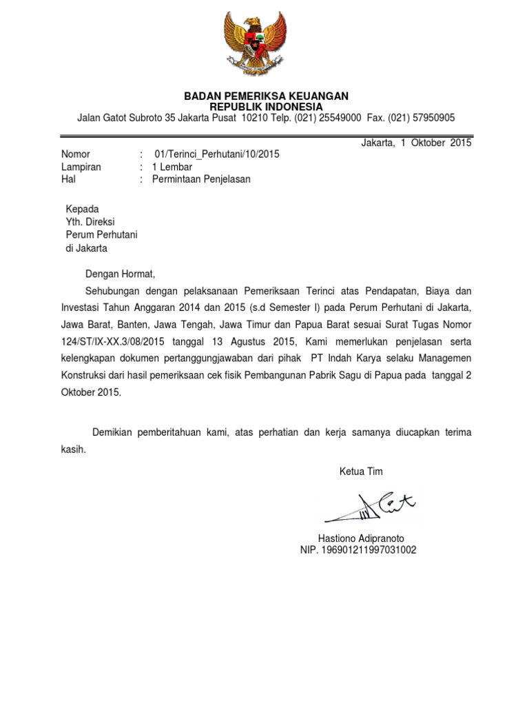 Detail Contoh Surat Konfirmasi Nomer 4