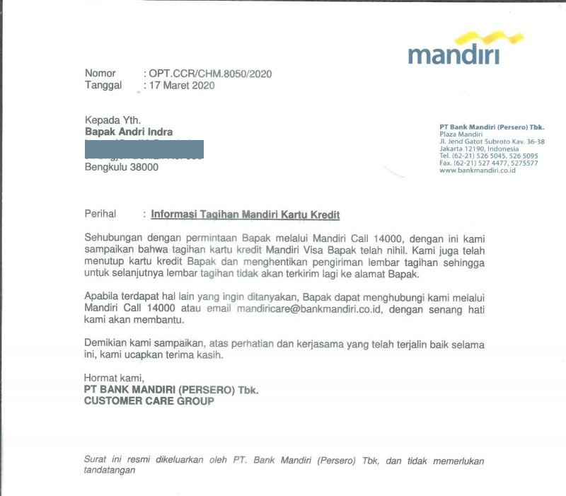 Detail Contoh Surat Konfirmasi Bank Nomer 12