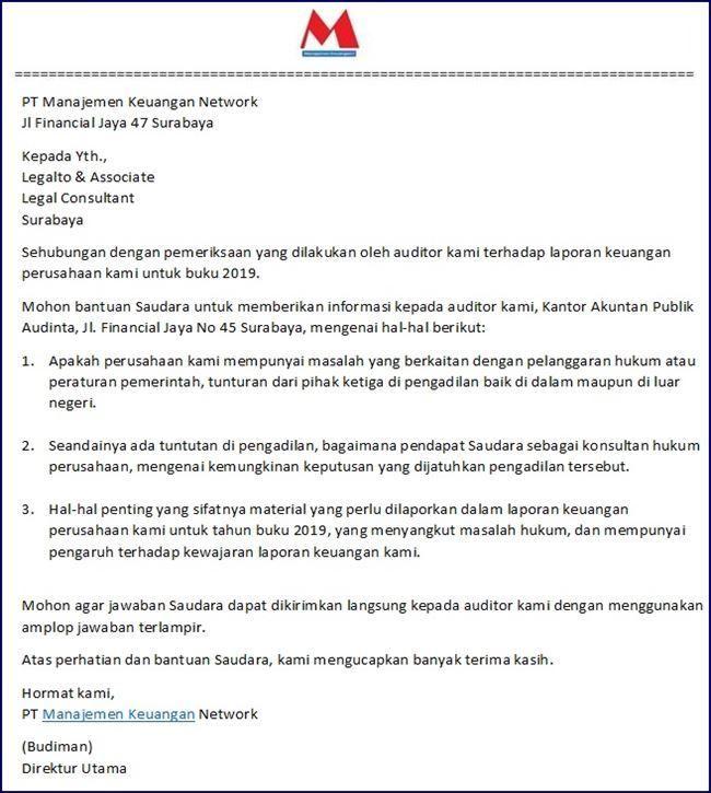 Detail Contoh Surat Konfirmasi Bank Nomer 30