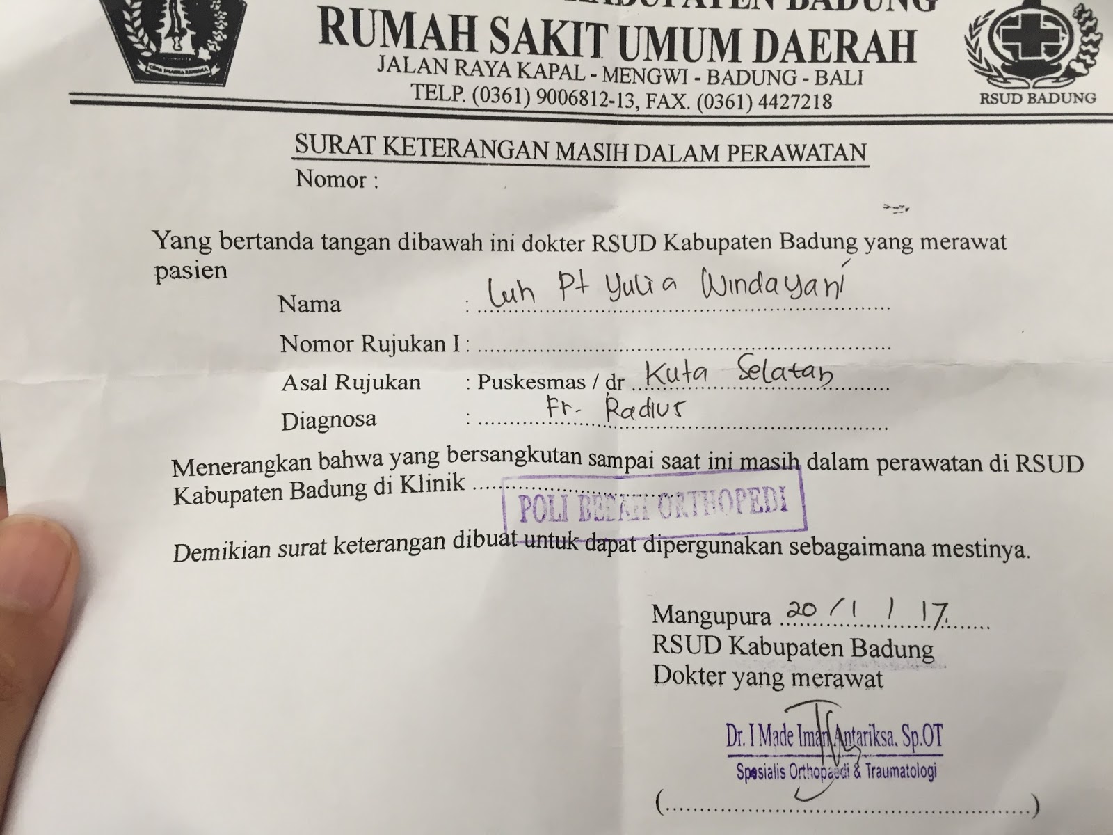 Detail Contoh Surat Konsultasi Dokter Nomer 30