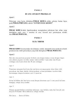 Detail Contoh Surat Kontrak Politik Nomer 41