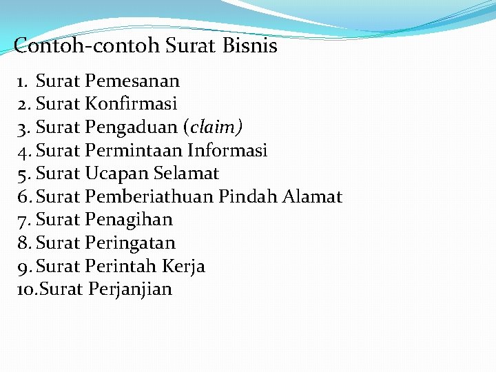 Detail Contoh Surat Korespondensi Bisnis Nomer 38