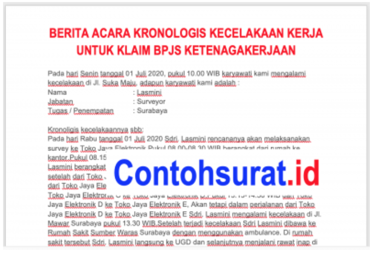 Detail Contoh Surat Kronologi Nomer 50