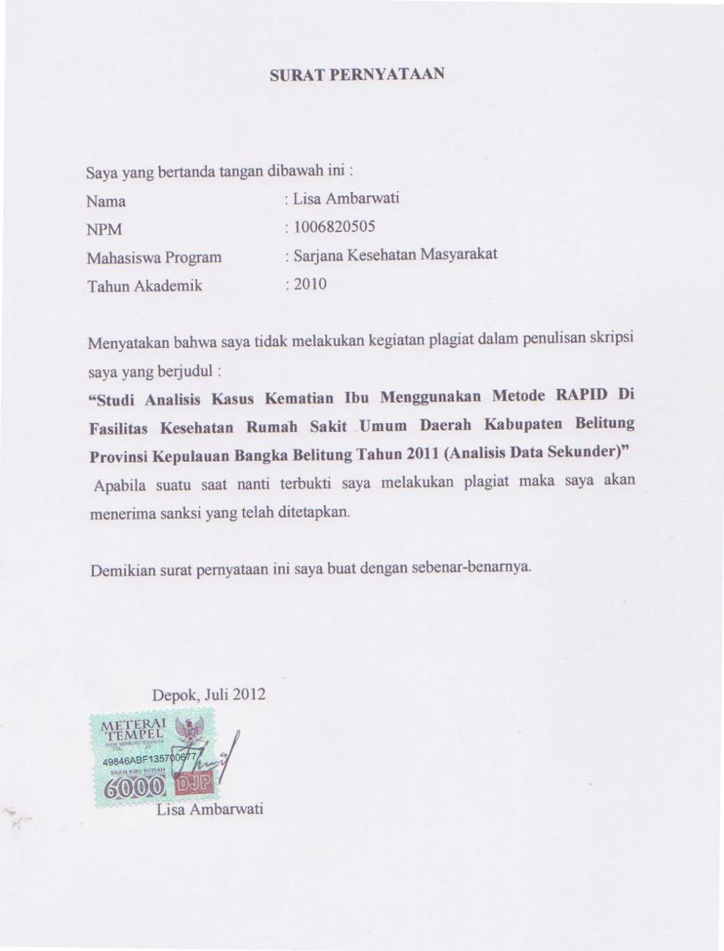 Detail Contoh Surat Kronologis Kematian Nomer 24