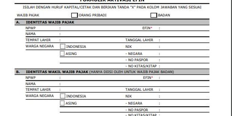 Detail Contoh Surat Kuasa Aktivasi Efin Nomer 39