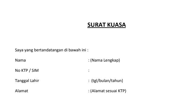 Detail Contoh Surat Kuasa Berhenti Berlangganan Indihome Nomer 49