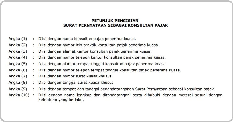 Detail Contoh Surat Kuasa Khusus Pajak Nomer 47