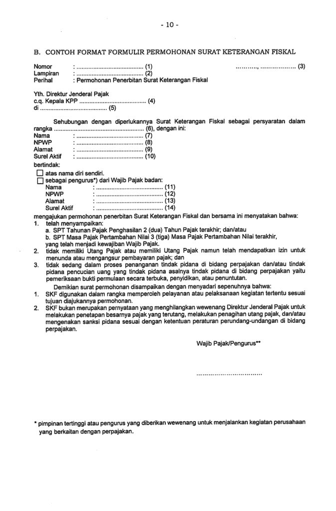 Detail Contoh Surat Kuasa Khusus Tax Amnesty Nomer 28