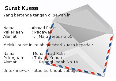 Detail Contoh Surat Kuasa Ktp Nomer 37