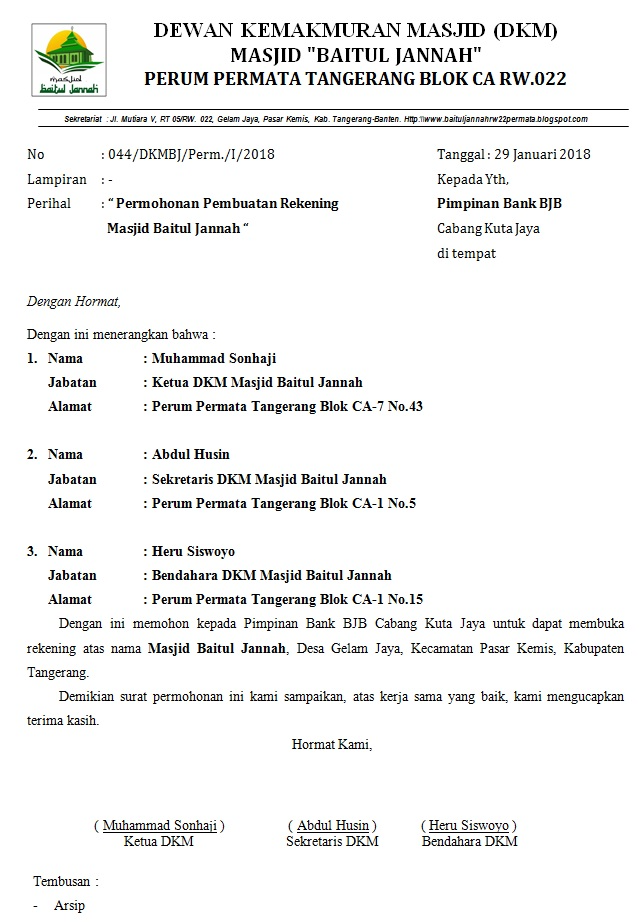 Detail Contoh Surat Kuasa Pembukaan Rekening Bank Nomer 4