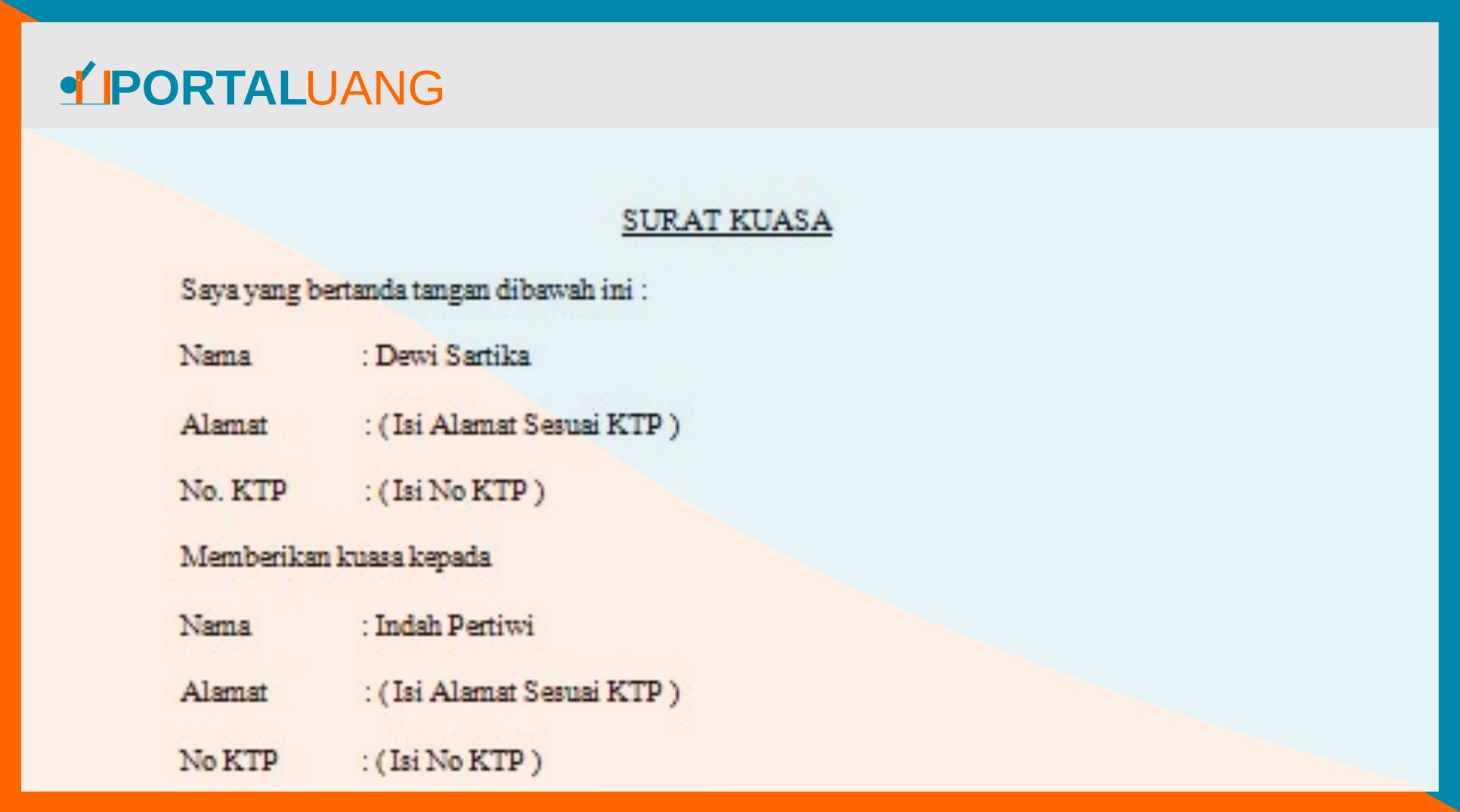 Detail Contoh Surat Kuasa Pemutusan Indihome Nomer 10