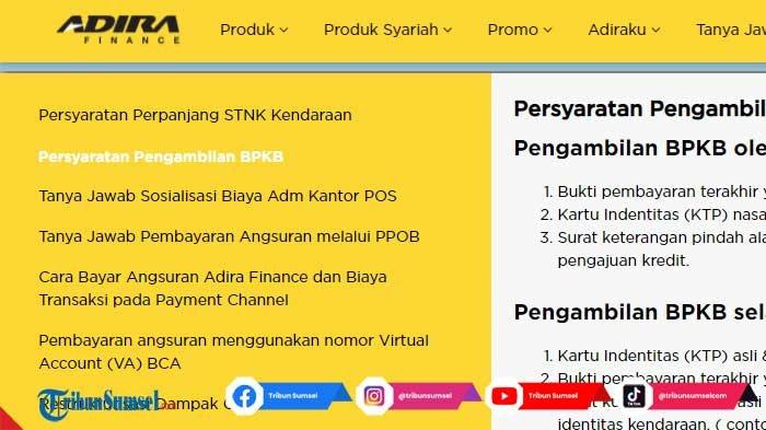 Detail Contoh Surat Kuasa Pengambilan Bpkb Adira Finance Nomer 24