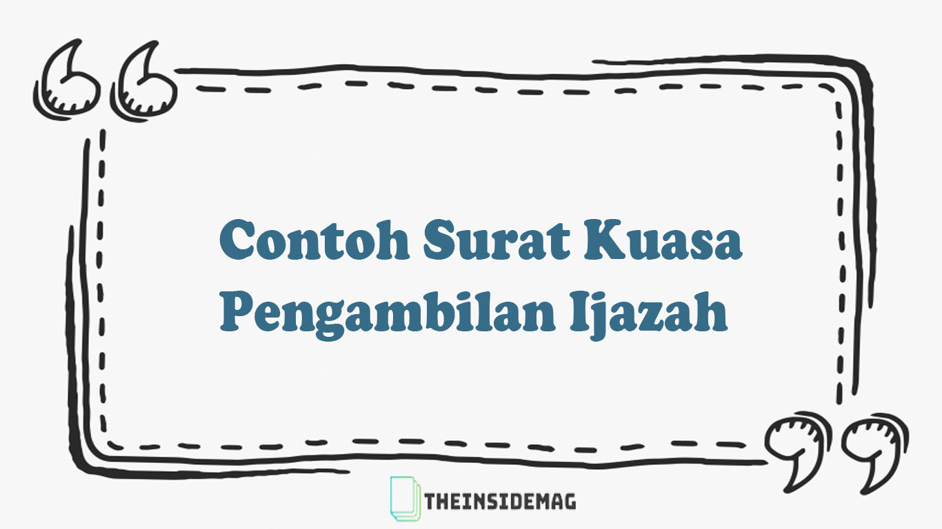 Detail Contoh Surat Kuasa Pengambilan Ijazah S1 Nomer 43